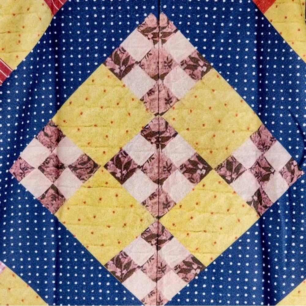 Boho Patchwork Coat Sz. Medium - Picture 7 of 8